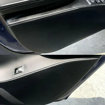 

Carbon Fiber Protector Mat 4pcs Mouldings Trim Simple for Tesla Model 3 X S