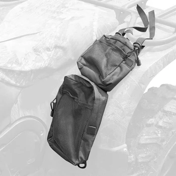 

Universal ATV Fender Bags ATV Tank Saddle Bags Waterproof Cargo Storage Hunting Bags 2 Pack