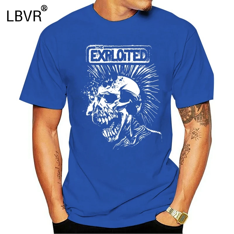The Exploited-шотландская рок-группа футболка размеры: S до 6xl забавные хлопковые