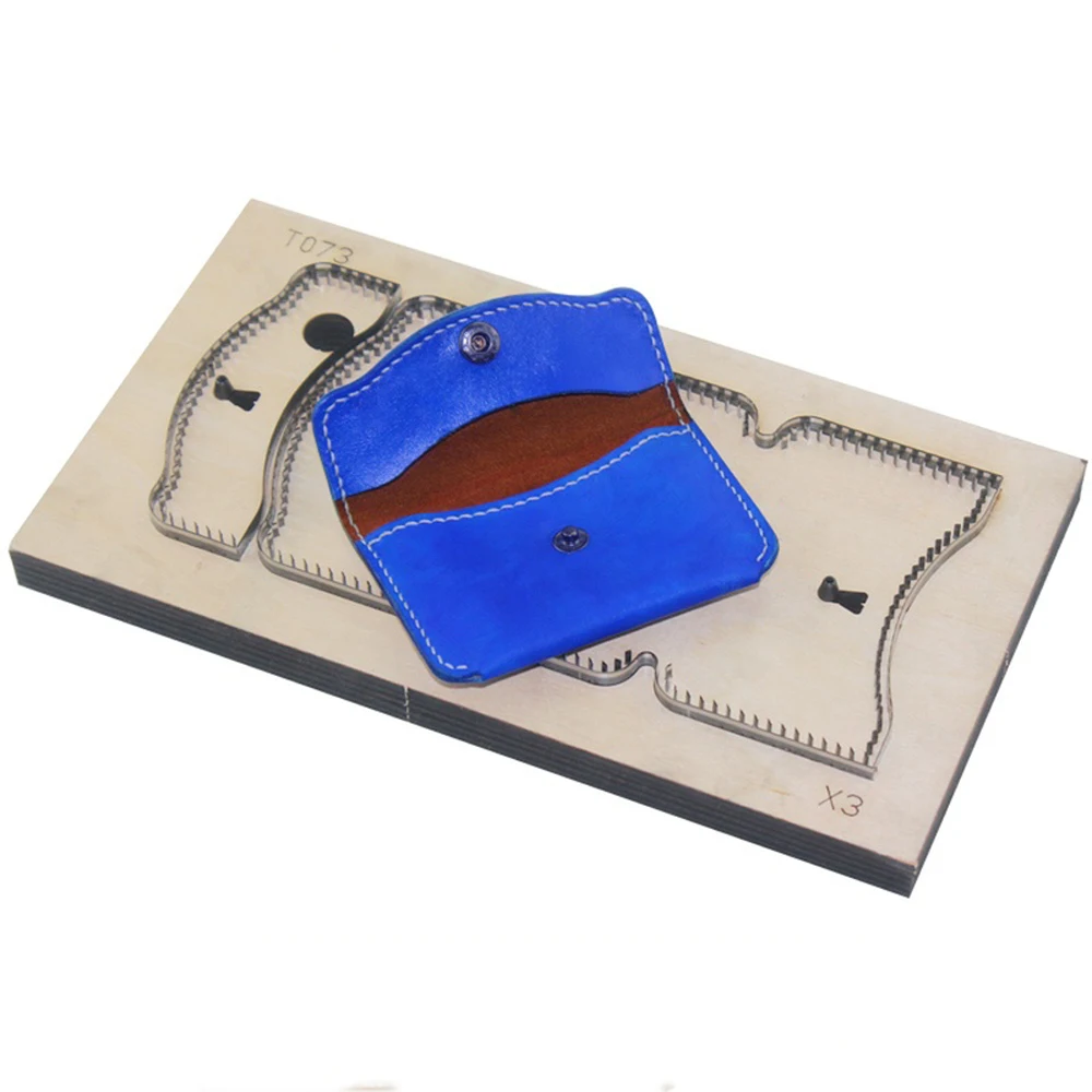 Сделай Сам кожаное ремесло складываемый телефон отделка для монет штамповочный