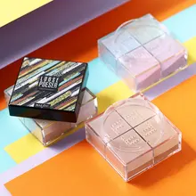 Легкий макияж четырех-Цвет порошок стойкий масло Управление Водонепроницаемый и потоотталкивающая тональный крем рассыпчатая пудра