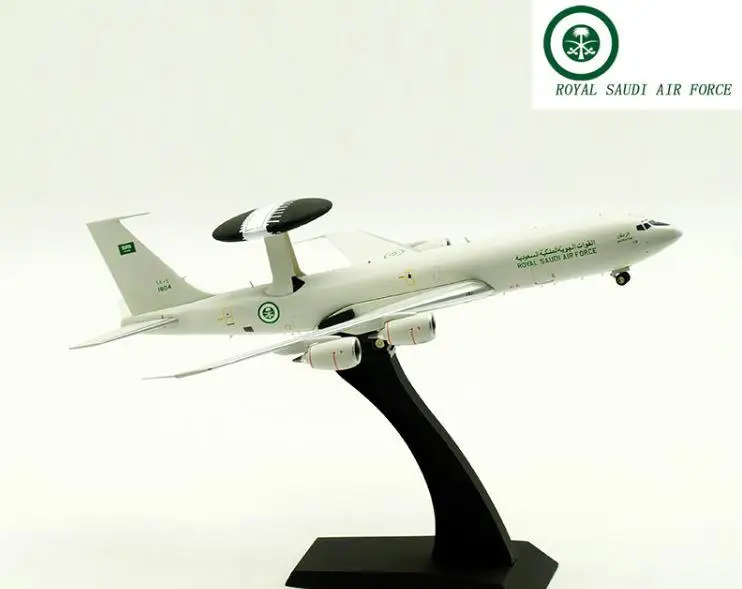 Inflight SAUDI BOEING E-3B SENTRY AEW1 707-300 1804 1/200 литье под давлением модель самолета