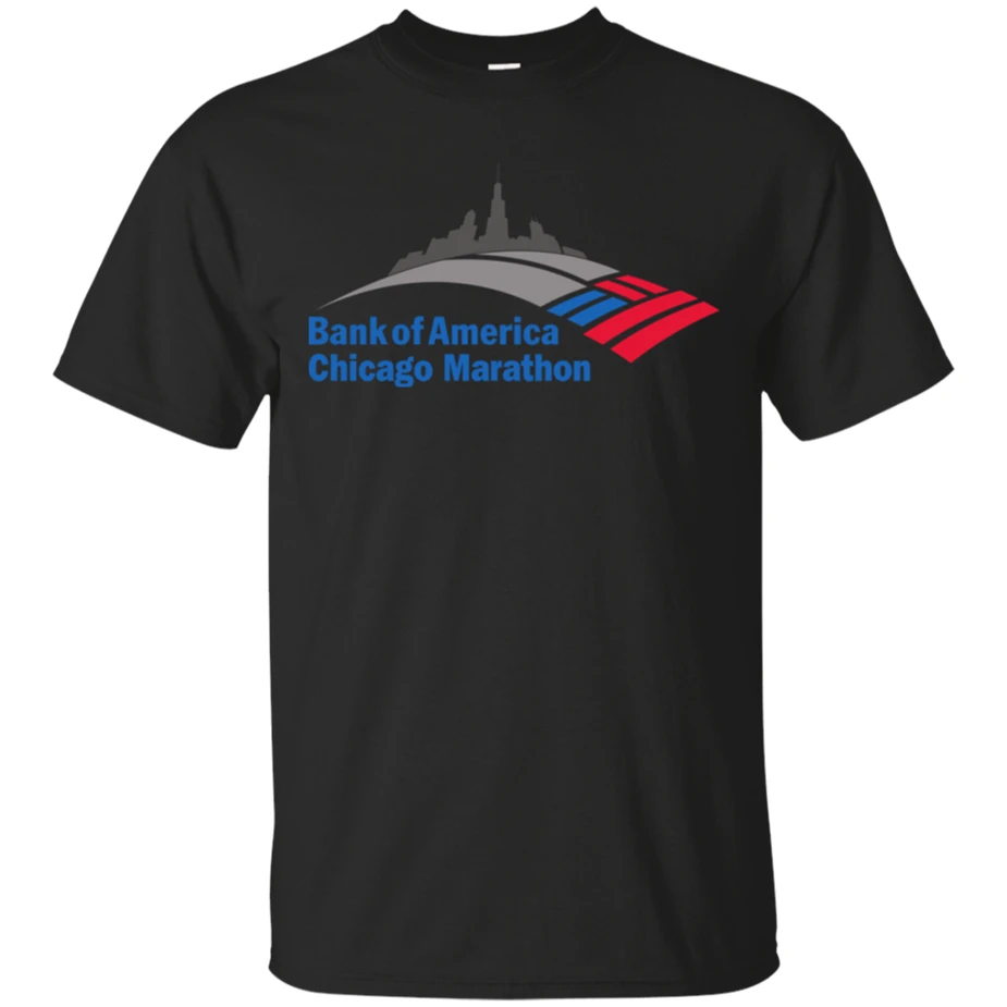 2019 Chicago Marathon Party Cup New T-Shirt Men Black S-3Xl Sport Gifts Summer Tee Shirt | Мужская одежда