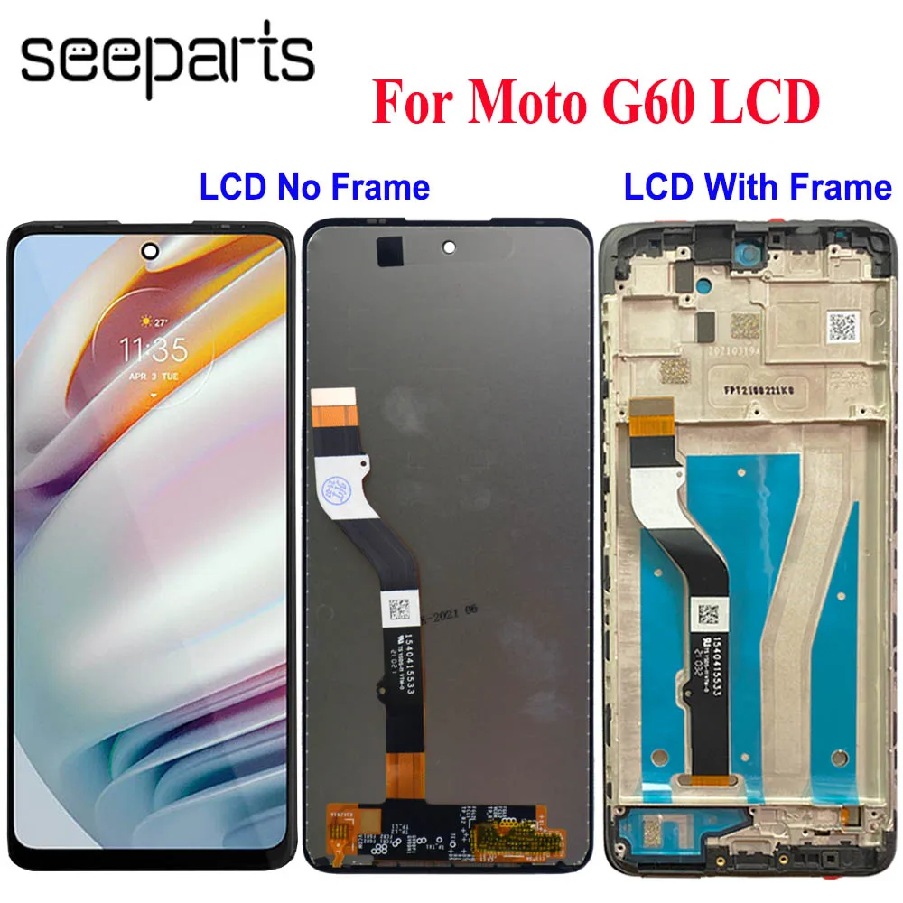 

Tested Working 6.8" For Motorola Moto G60 Lcd Screen Display Touch Digitizer Assembly For Moto G60 LCD PANB0001IN PANB0013
