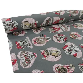 

PRINTED CANVAS Ref. JEHNNY GRAY footage 0,50 mts x width 2,80 m