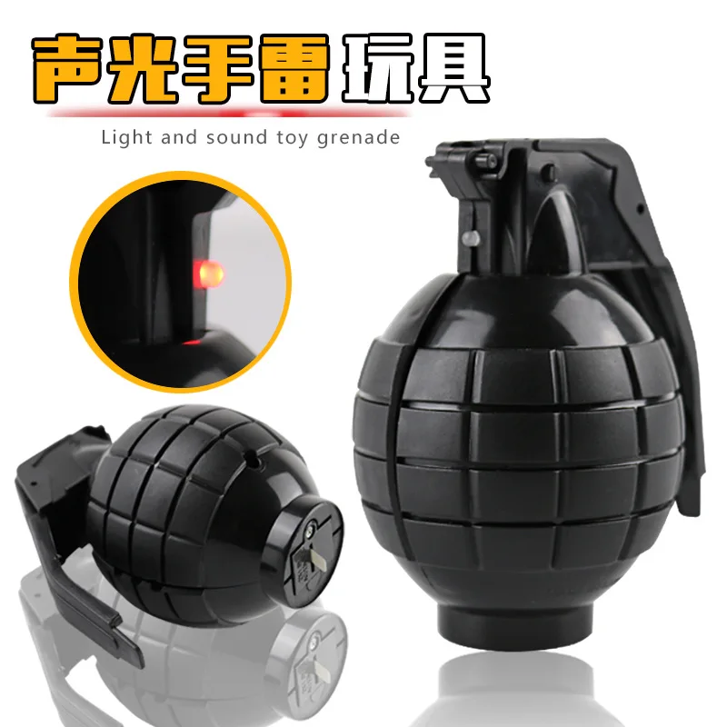 3 x Plastic Toy Hand Grenades with Light & Sound Best Seller Free UK Postage 
