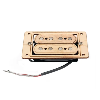 

Maple Wood Guitar Double Coil Humbucker Dual Coil Pickup 4 String Guitar GMB507