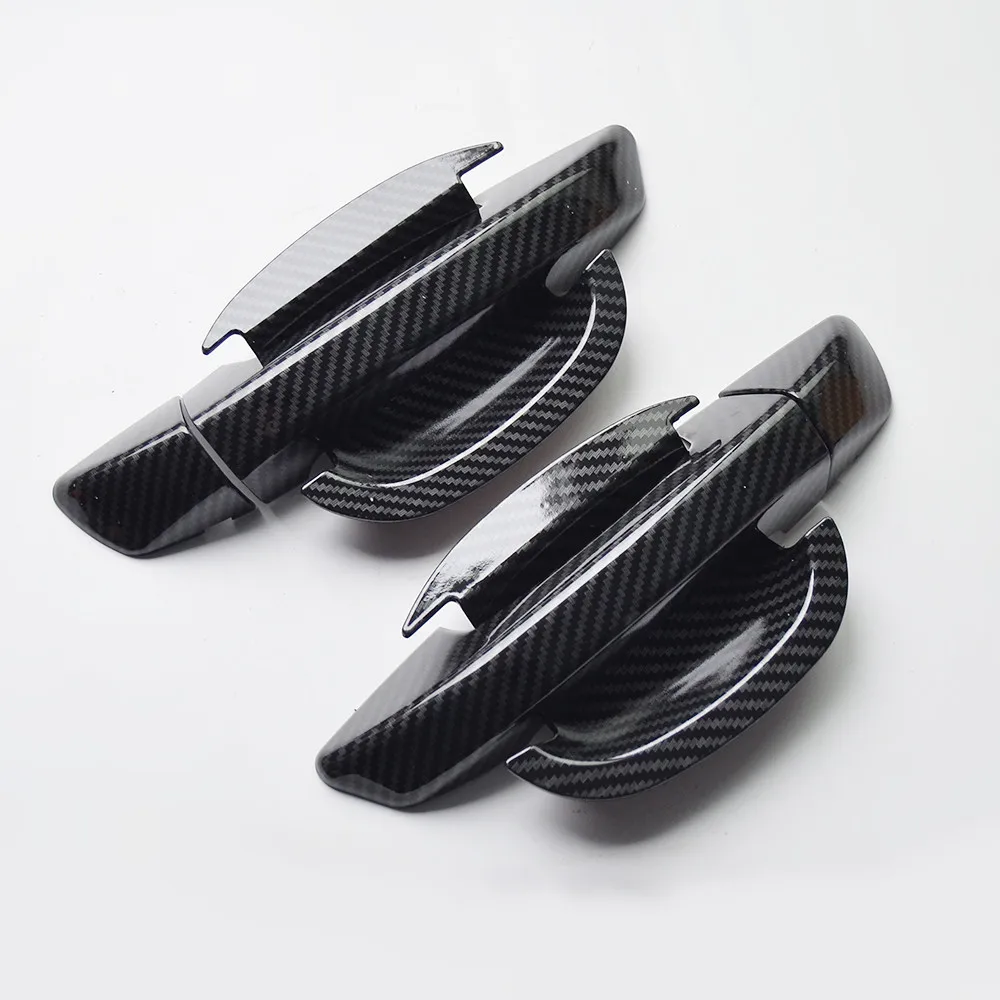 Наклейка на дверную ручку автомобиля из углеродного волокна для Volkswagen Golf 6 2008 2009