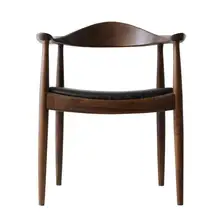 Kennedy President стул спинка подлокотник Простой моды кафе зал отель стул скандинавские твердой древесины обеденный стул