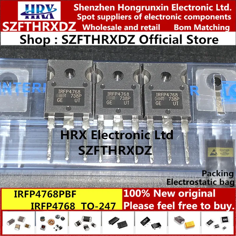 IRFP4768PBF TO-247 IRFP4768 TO247 MOSFET MOSFT 250V 93A 21mOhm 195nC Qg 25 шт./трубка(10 шт