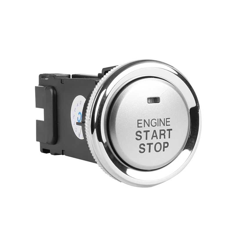 SPY One push start button engine start passive keyless entry car alarm system