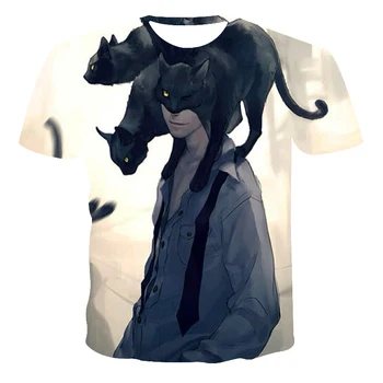 

Men clothes 2020 Newest Harajuku 3D Print Cool T-shirt Men/Women Short Sleeve Summer Tops Tees animal Fashion hop hip t shirt