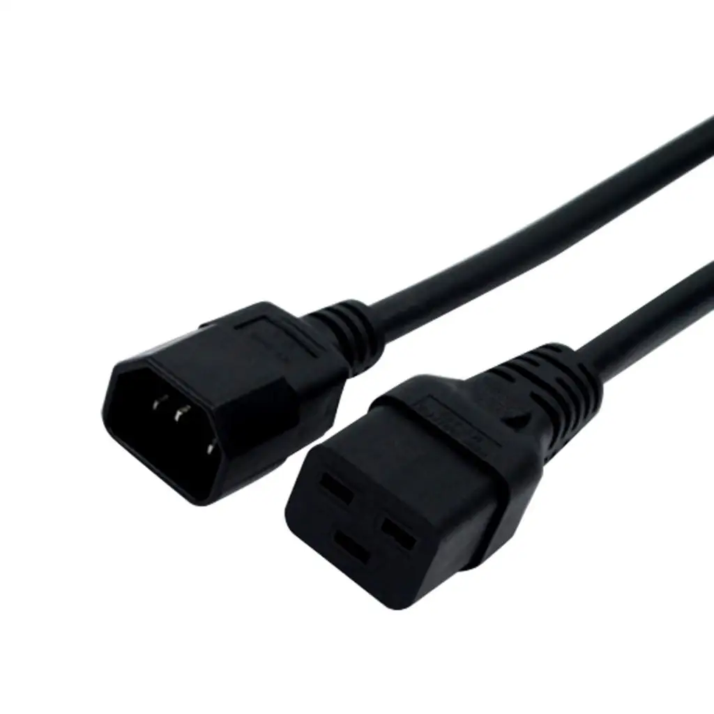 IEC320 C14 Plug To C19 10A To 16A UPS DATA AC Power Adapter Cable
