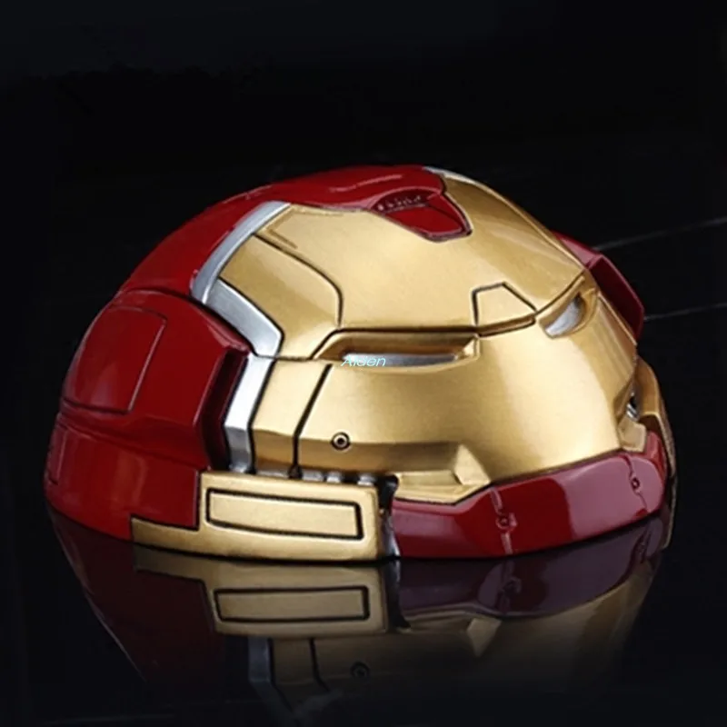 

Superhero Hulkbuster Tony Stark MK44 The Avengers Creative Ashtray Storage Box Art Craft Resin Action Model Toy BOX 15CM Z2648