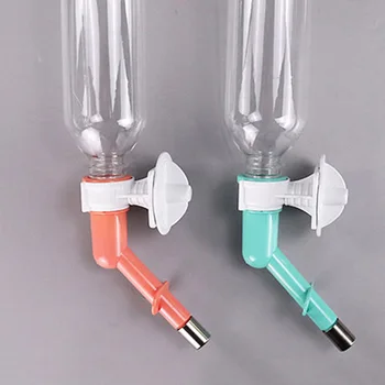 

500ml Hanging Ball Automatic Drinking Water Bottle For Pets Hanging Pet Dog Guinea Pig Squirrel Rabbit Drinking Head Pipe Drinki