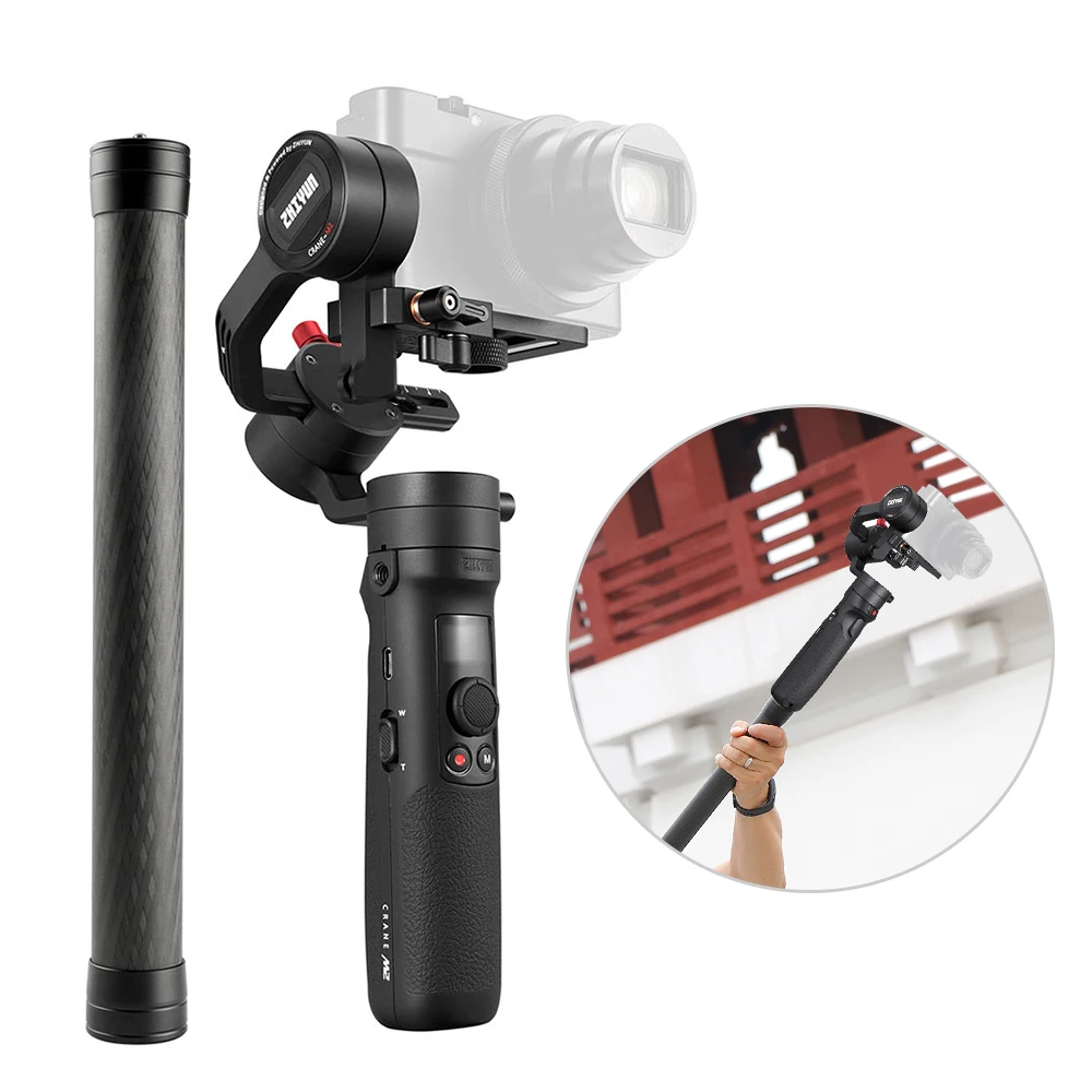 Ручной Стабилизатор Zhiyun компактный 3 осевой стабилизатор и удлинитель для