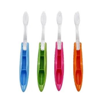 

1Pcs Folding Toothbrush Portable Travel Camping Outdoor Tooth Brush Soft Foldable Toothbrush Hygiene Oral Cleaning Tools