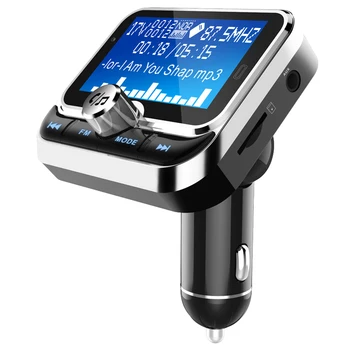 

1PC Car Music Player 7 Languages Car Charger Spindle Vehicle-mounted MP3 Dual USB Car Charger for Car Men Vehicle Women