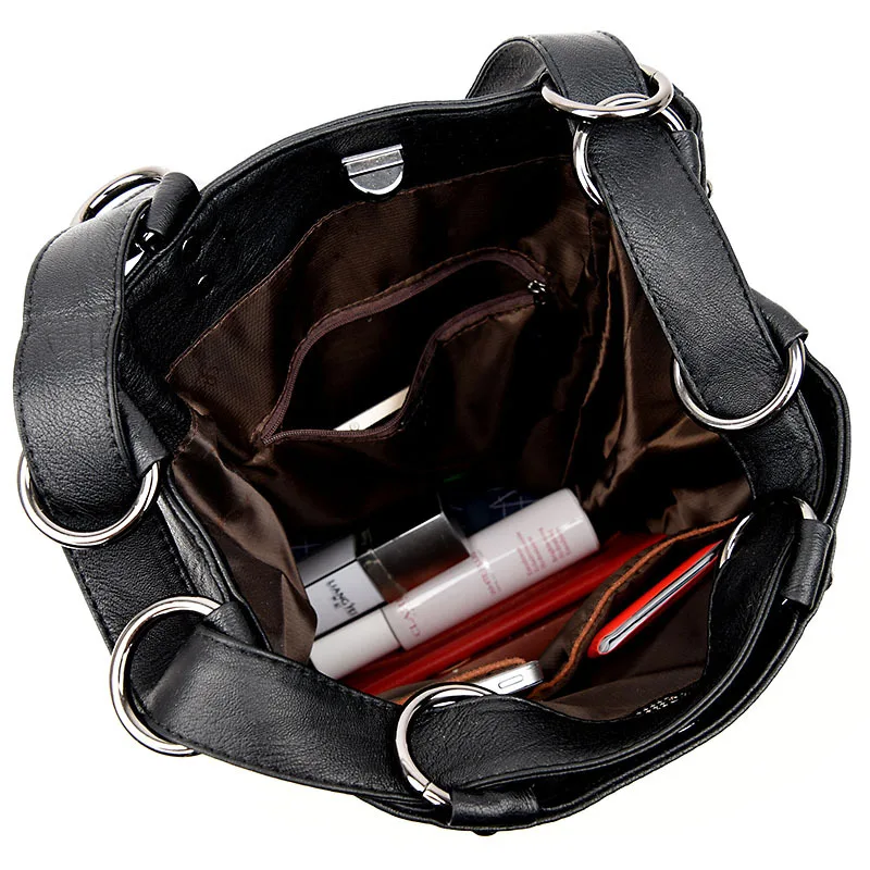 Новые женские кожаные рюкзаки Женская дорожная сумка высокого качества женская сумка модные рюкзаки из искусственной кожи для женщин школьные сумки