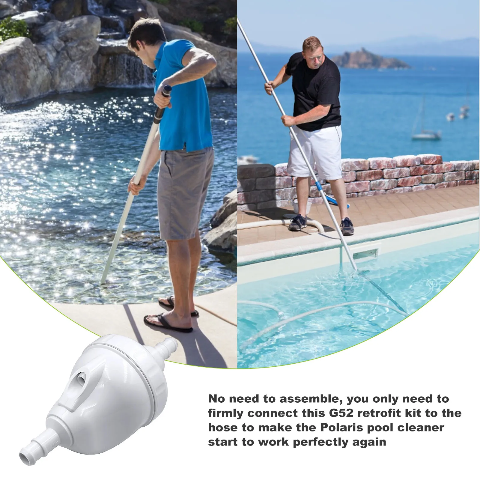 

Upgraded G52 Polaris Backup Valve Replacement For Polaris Pool Cleaner Parts Compatible With Polaris 280 380 180 3900 Rebuild