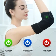 Heated Elbow Brace Heating Elbow Wrap Pad with 3 Level Temperature Adjustment Therapy Pain Relief  Tendonitis Arthritis Elbow