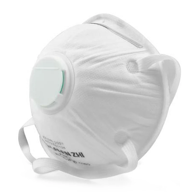 

1Pcs FFP2 Mask With Valve Non-woven Mask Anti PM2.5 Breathing Mouth Cover Dust Mask Safety Face Care Respiratory Mask