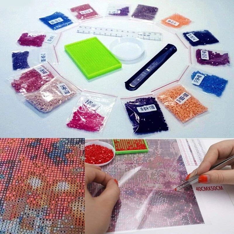 DIY Ручная работа наклеенные ночные прогулки алмазные картины наборы искусство