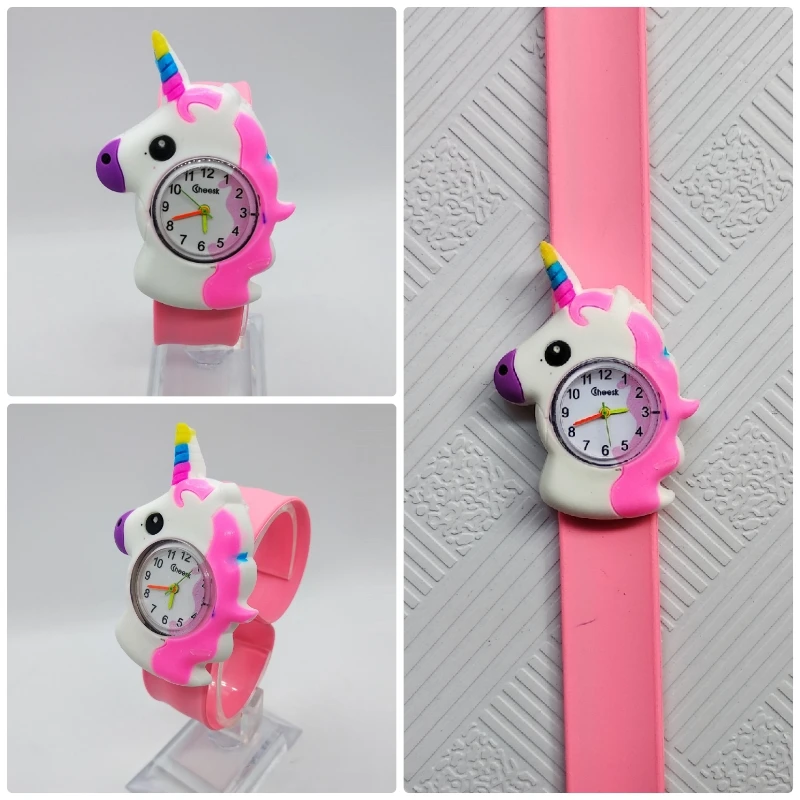 Детские часы Relogio Infantil, детские часы с мультяшными животными ...