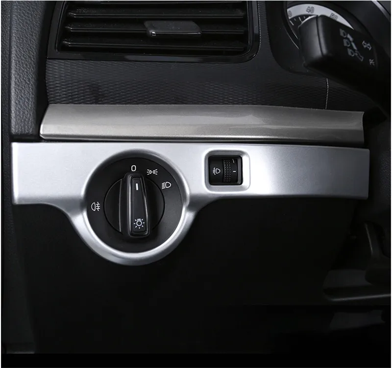 Для Skoda KAMIQ ABS хром серебро левый центр управления рамка 1 шт