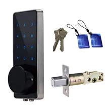 Электронный цифровой дверной замок из цинкового сплава, умный дверной замок с кодом клавиатуры без ключа, электронный дверной замок без ключа