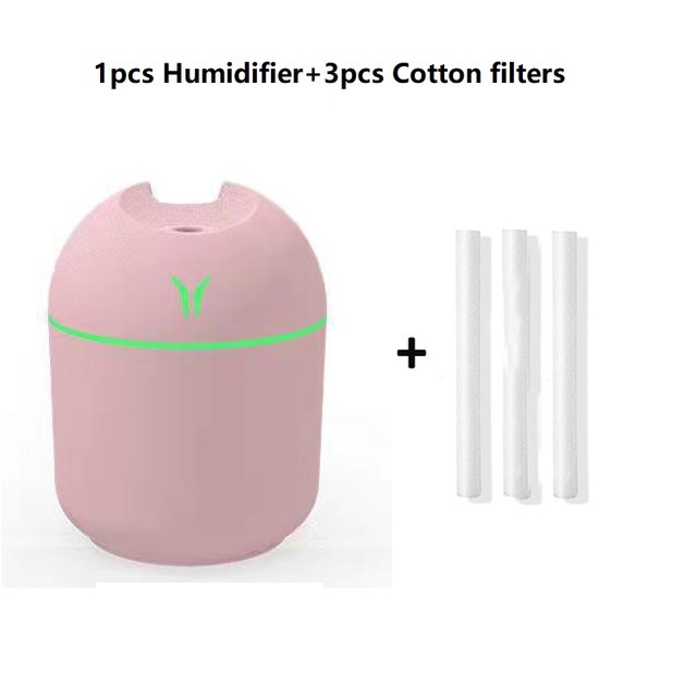 Mini Air Humidifier USB Aroma Essential Oil Diffuser For Home Car Ultrasonic Mist Maker with LED Night Lamp Diffuser