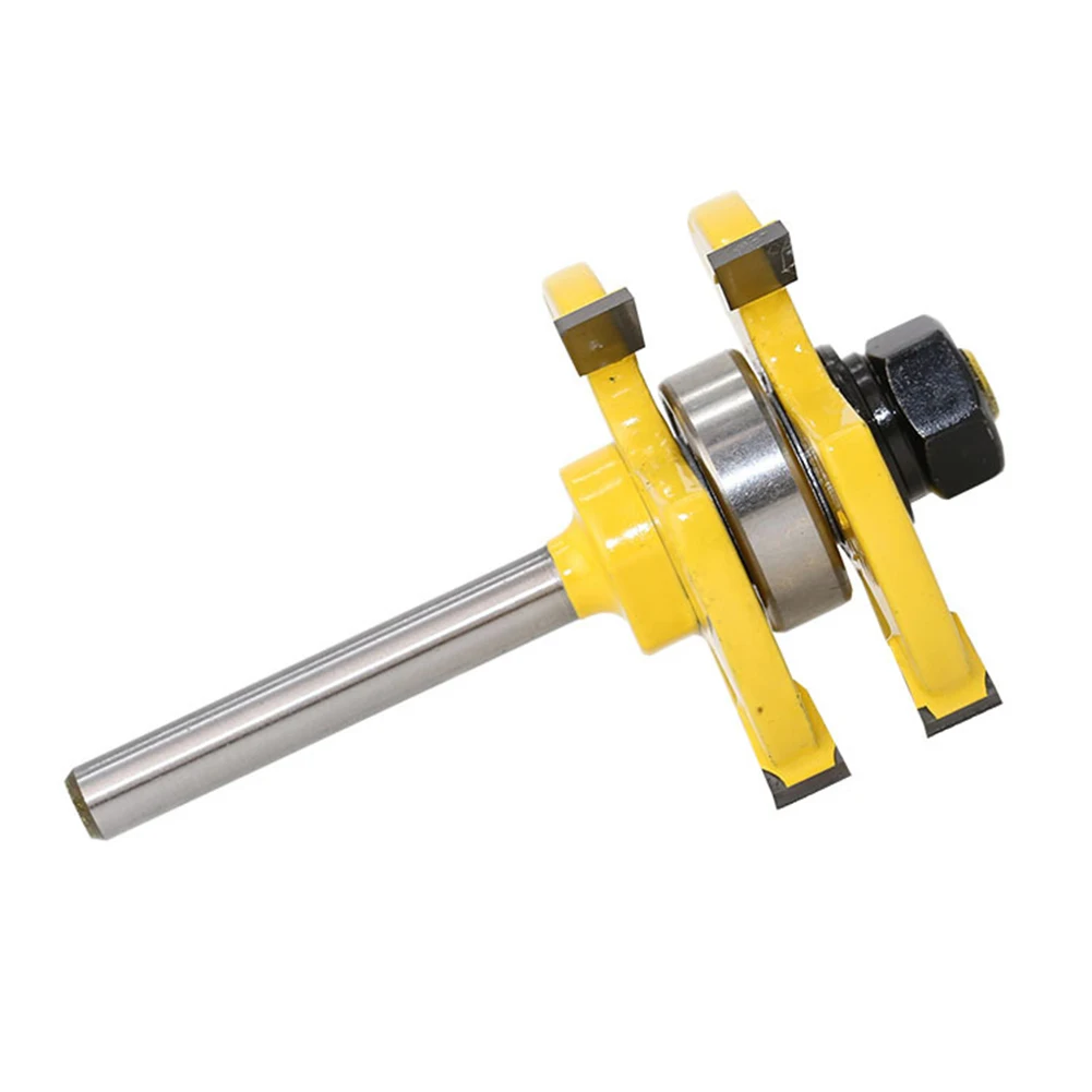 

8mm Shank Tongue & Groove Joint Assemble Router Bits T-Slot Milling Cutter for Wood Woodwork Cutting Tools Router Bits New HOt