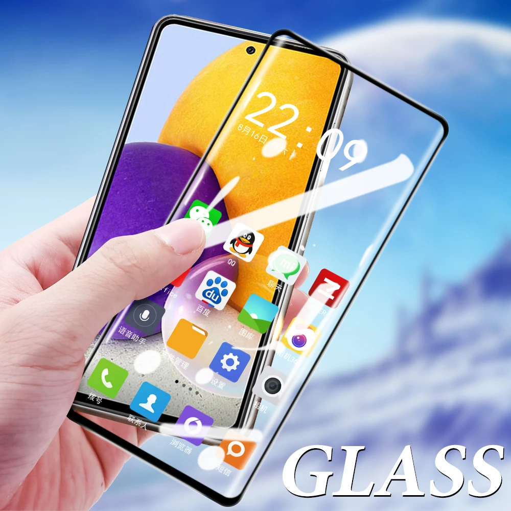 9D Protective Glass For Samsung Galaxy A52 A52S A51 A71 A72 A32 A22 A12 4G 5G Screen Protector Safety HD Tempered Glass mobile screen protector