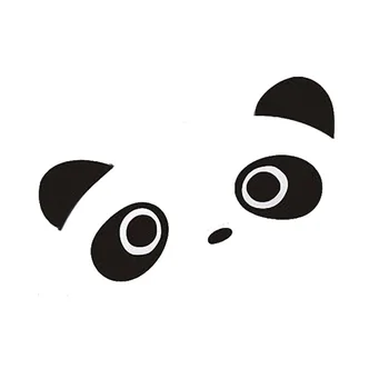 

Dawasaru 4X Panda Handle Cute Car Stickers Waterproof Decals Suitcase Motorcycle Auto Decoration Accessories PVC,9cm*4cm
