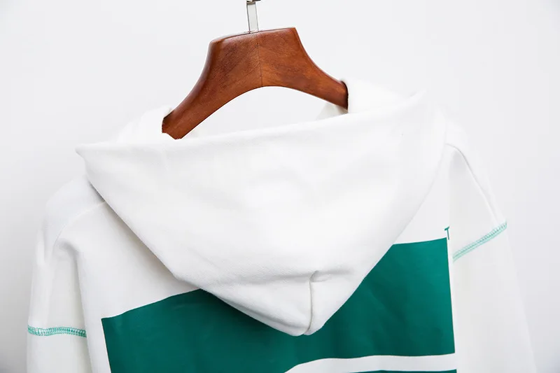 Off-white Ow зеленые клетчатые хлопковые мужские толстовки с квадратным принтом спортивные женские пальто с капюшоном
