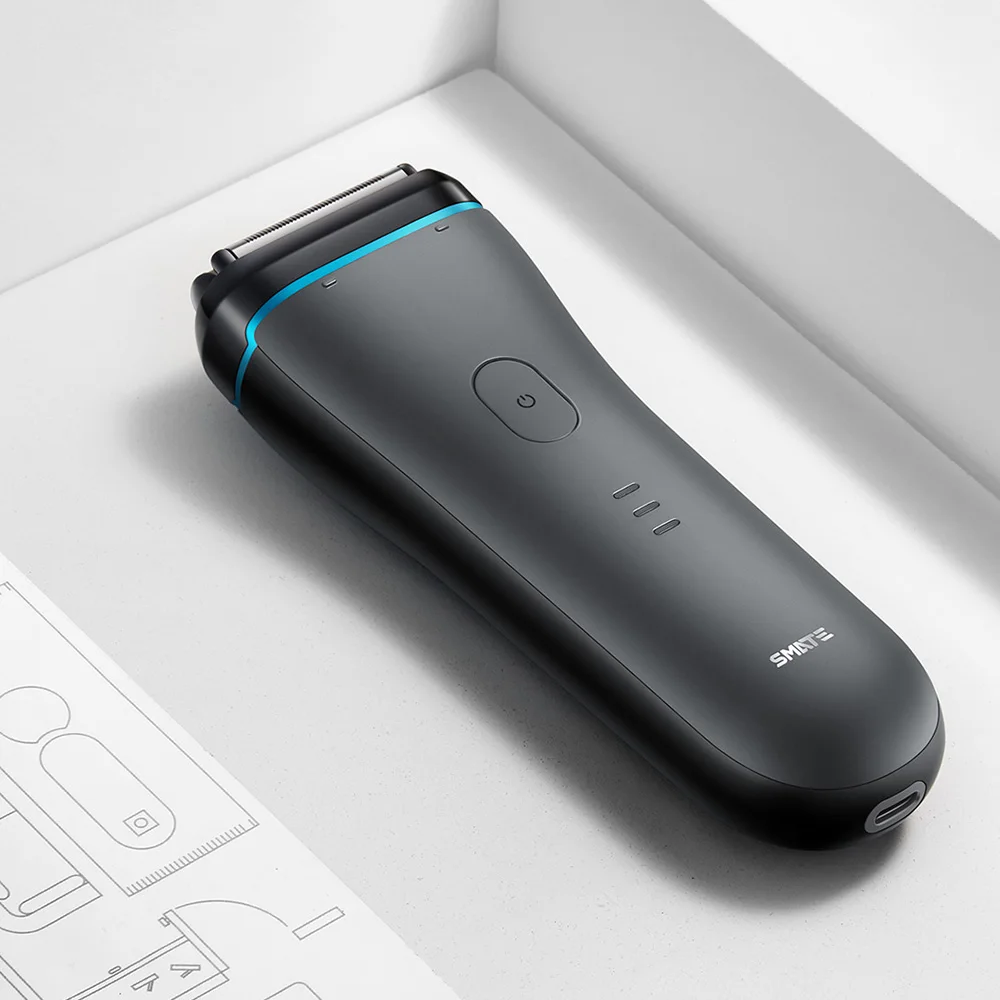 Электробритвы Xiaomi SMATE ST-W382 портативный мощный водонепроницаемый мужской Электрический бритва Магнитная режущая головка
