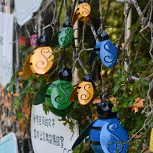 Украшение для сада, милое подвесное украшение на стену из кованого железа, пчелы, креативные милые украшения для детского сада, сада, балкона