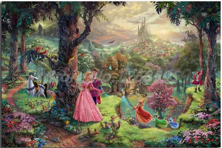 C DIY 5D алмазная вышивка, Thomas Kinkade работает, искусство, полная вышивка алмазной живописи, вышивка крестиком, рукоделие WG1547 - Цвет: C
