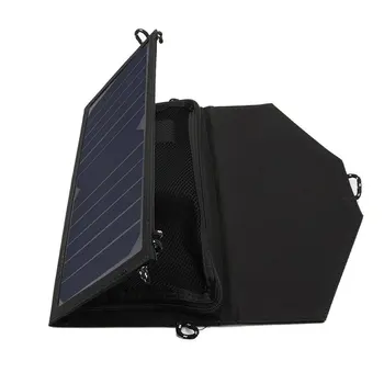 

Portable 15W output folding solar charging bag solar panel outdoor camping mobile phone charging supply