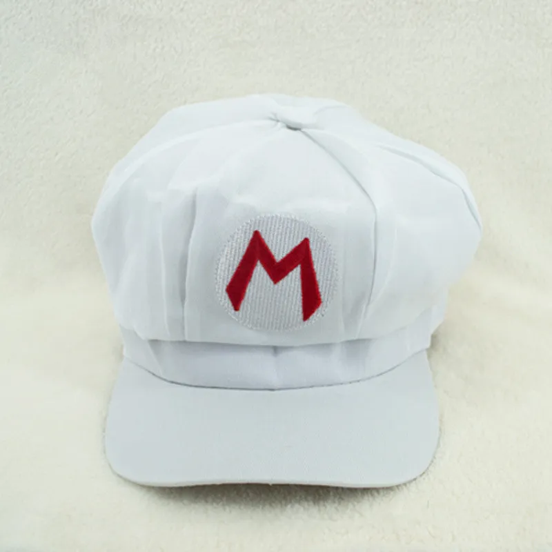 Classic Anime Super Mario Cosplay Props Hats Luigi Bros Dome Cotton Caps Boys Girls Baseball Cap Kids Adult Accessories - Цвет: Hats4