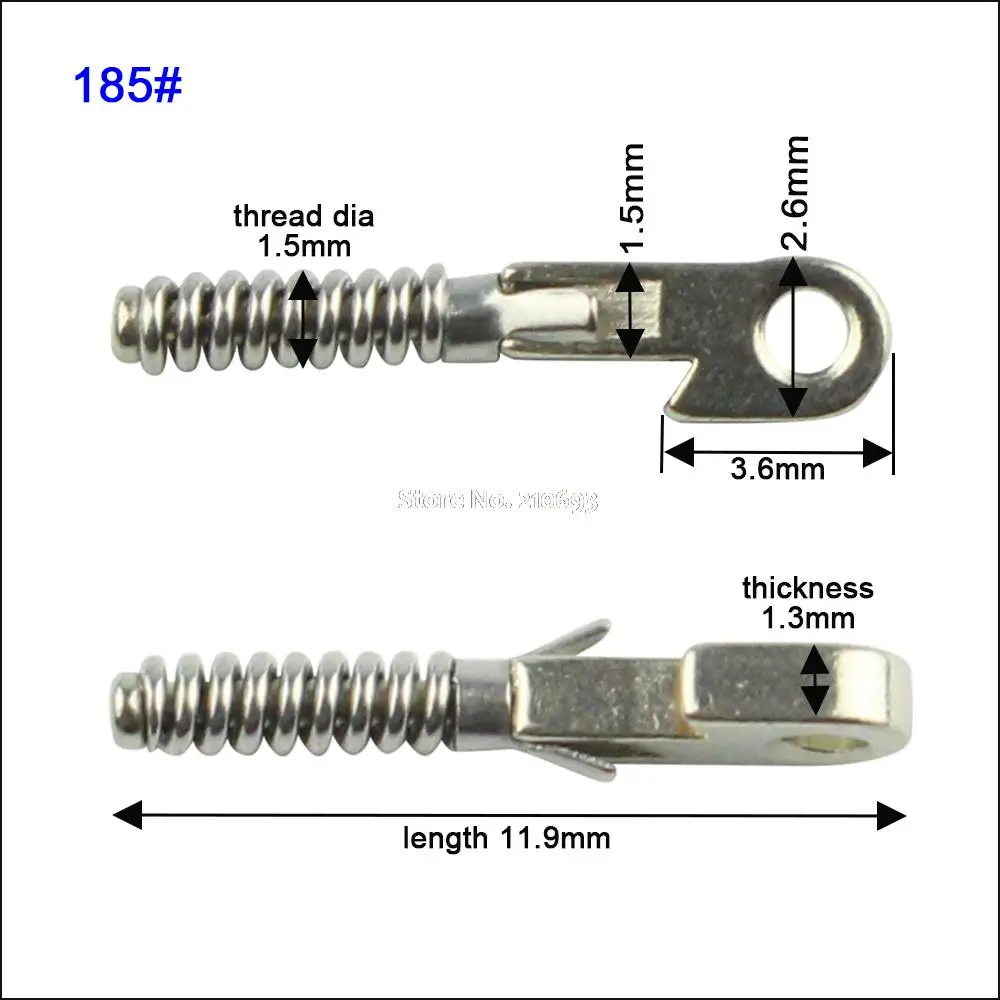 100 Stück Brillen-Federeinsatz, Brillenreparatur, Flex-Bügel, optischer Rahmen, kaputtes Ersatzteil, viele Größenoptionen – Detail 6