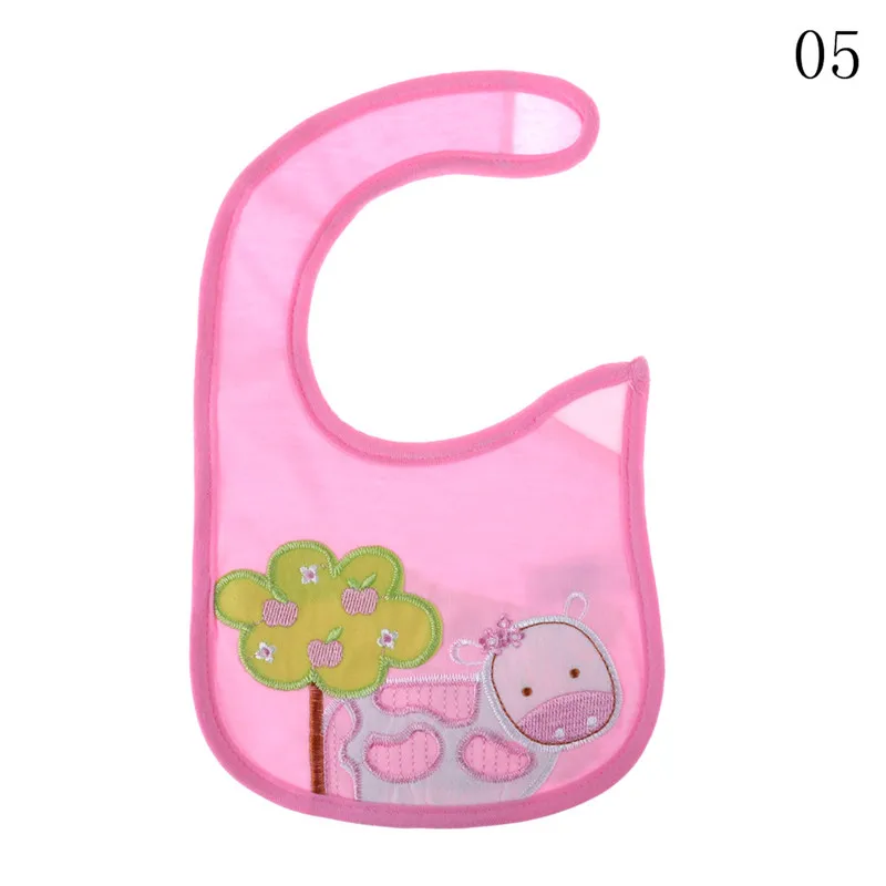 5 1pcs Baby Bibs Bandana Toddler cotton High Quality Babadores burp saliva towel cartoon Boys Girls accessories clothing - Цвет: 5