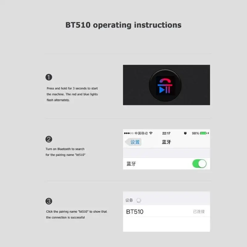 Bluetooth 5,0 аудио приемник абсолютно удобный 3,5 мм AUX Громкая связь адаптер динамик автомобильный комплект
