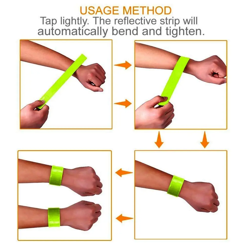 BANDES RÉFLÉCHISSANTES BANDES Réfléchissantes Pour Les Cyclistes De