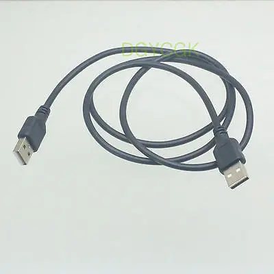 

DHL/EMS 50 Sets*USB A male to male line 2 core DC1~110V 2A Charger Cord black 3FT Cable Dia.4mm -h2