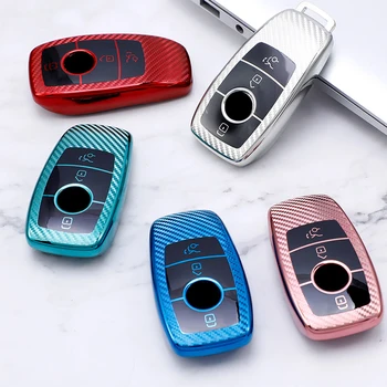 

Soft TPU Car Key Case Cover Fob Bag Shell For Mercedes Benz A B G S E C Class W205 W213 C217 W177 W247 C257 W167 W463