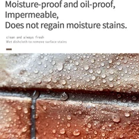 12 sztuk 3D naklejka ścienna z motywem cegły samoprzylepne tapety z pcv do sypialni wodoodporne olejoodporne naklejki kuchenne DIY dekoracje ścienne do domu 6