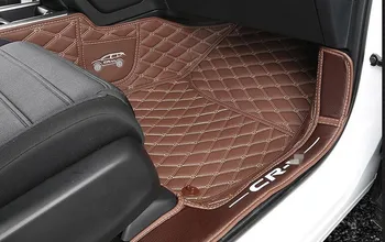 

New Car Floor Mats Custom Fit For Honda CRV 2017 Car Styling Auto Floor Mat Car Accessory Carpet Cover