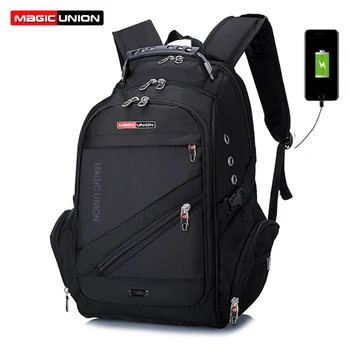 

MAGIC UNION Brand Design Men's Travel Bag Man Swiss Backpack Polyester Bags Waterproof Anti Theft Backpack Laptop Backpacks Men