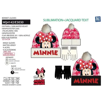 

Set Hat Gloves Minnie Disney Fleece